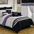 Lavish Home 24 Piece Room-In-A-Bag Rachel Bedroom - Queen