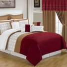 Lavish Home 24 Piece Room-In-A-Bag Sarah Bedroom Set - King