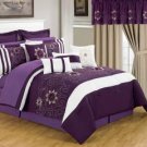 Lavish Home 24 Piece Room-In-A-Bag Amanda Bedroom Set - King