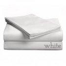 Classic Collection-300ct Combed COTTON PERCALE Weave Deep Pocket Sheet Sets Queen White