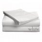 Classic Collection-300ct Combed COTTON PERCALE Weave Low Profile Sheet Sets Split Cal King White