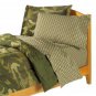 Geo Camo Green Bed-in-Bag Camouflage Bedding
