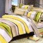 Springtime 100% Cotton 4PC Comforter Cover/Duvet Cover Combo (Queen Size)