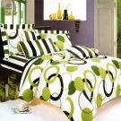 Artistic Green 100% Cotton 4PC Sheet Set (King Size)