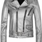 Ladies Soft Lamb Nappa Leather Biker Jacket- X-Large