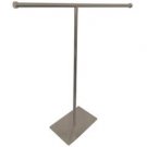 Claremont T-Shape Towel Rack, Satin Nickel - Satin Nickel