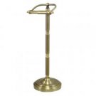 Georgian Pedestal Toilet Paper Holder - Vintage Brass
