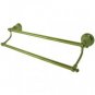 English Vintage 18" Dual Towel Bar, Polished Brass - Polished Brass