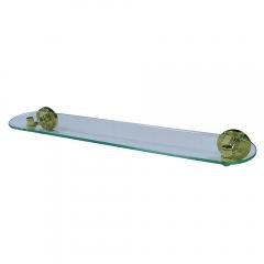 Georgian Glass Shelf - Polished Brass