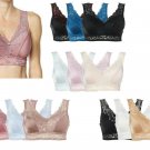 Rhonda Shear Pin-Up Bra with Lace Back Detail 3 Pack