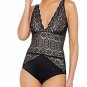 Rhonda Shear Scalloped Adjustable Strap Bodysuit 2X