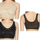 Rhonda Shear Mesh Stripe Molded Bra