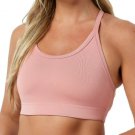 New Balance x Isaac Mizrahi Live! T Back Strappy Bra Antique Rose LARGE New Balance x Isaac Mizrahi Live! T Back Strappy Bra Antique Rose LARGE