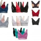 Rhonda Shear Pin Up Lace Leisure Bras Set of 3 Rhonda Shear Pin Up Lace Leisure Bras Set of 3