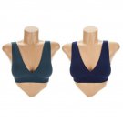 AnyBody Seamless Crossover Bra with Removable Pads Set of 2 LARGE AnyBody Seamless Crossover Bra with Removable Pads Set of 2 LARGE