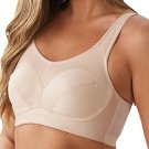 Breezies Full Coverage Unlined Wirefree Support Bra 42 B