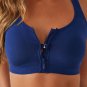 Breezies Seamless Zip Front Racerback Bra