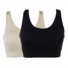 Yummie Cross-Back Wireless Bra with Removable Pads 2 Pack S/M Yummie Cross-Back Wireless Bra with Removable Pads 2 Pack S/M