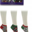 Curations Caravan No Show Holiday 3 pack Socks Curations Caravan No Show Holiday 3 pack Socks