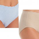 Rhonda Shear Lightweight Melange Brief Panty Set of 2 Size X LARGE