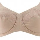Breezies Cotton Underwire Bra with Eyelet Lace Trim 36C Breezies Cotton Underwire Bra with Eyelet Lace Trim 36C