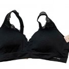 Nearly Nude Seamless Lace Lace Trim Wirefree Bra 3X