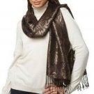 Liz Claiborne New York Damask Pashmina with Fringe Detail