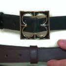 Liz Claiborne New York Nappa & Lizard Exchangeable Skinny Belt  XL/1X