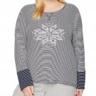 Nautica Reversible Double Knit Long Sleeve Lounge/Sleep Top  1X