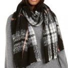 V Fraas Bouclé PlaidScarf/Wrap