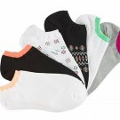 Hue Womens 6pk Geo Pack Cotton Liner Socks One Size Multi Hue Womens 6pk Geo Pack Cotton Liner Socks One Size Multi