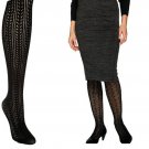 LOGO by Lori Goldstein Pointelle Knit Tights SIZE D LOGO by Lori Goldstein Pointelle Knit Tights SIZE D