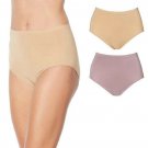 Rhonda Shear 2 pack Seamless Modal High Waist Brief SMALL