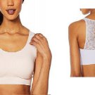 Rhonda Shear Body Bra with Lace Back MEDIUM