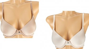 Breezies Demi Coverage Back Smoothing T Shirt Bra