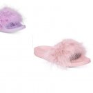 I.N.C. International Concepts Faux Marabou Slide Slippers