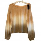 G by Giuliana Dip Dye Knit Top (555) LARGE