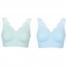Rhonda Shear Ahh Bra with Lace Neckline 2 Pack 2X
