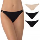 Vanity Fair 3-pack Illumination String Bikini 6 MEDIUM