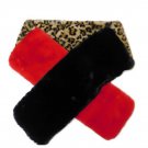 INC International Concepts Colorblocked Faux Fur Muffler Scarf (951)