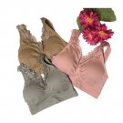 Rhonda Shear Lace-Trim Ahh Bra with Removable Pads 3 Pack X LARGE Rhonda Shear Lace-Trim Ahh Bra with Removable Pads 3 Pack X LARGE