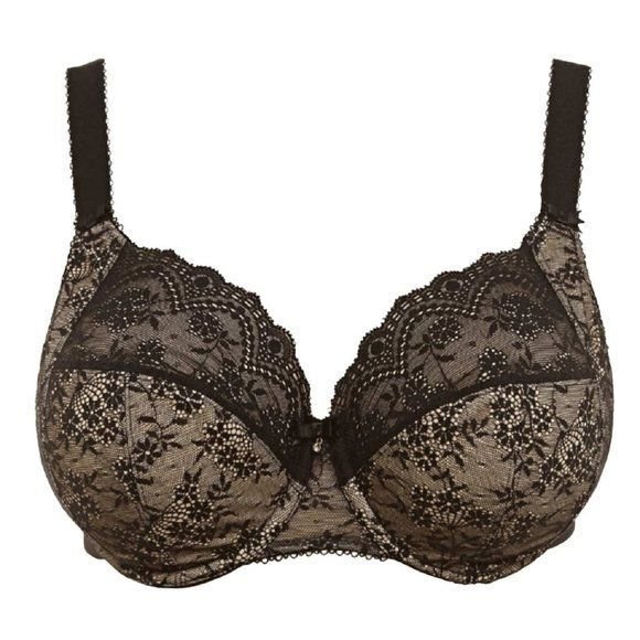 Elomi Tia Underwire Bandless Bra 38H US (38FF UK)