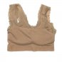 Rhonda Shear 2pk Forever Stretch Ahh Ribbed Knit Bra w/Lace Trim MEDIUM