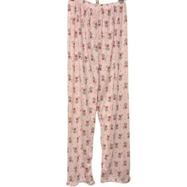 Paris Pink Nine's Soft Cotton Short Sleeve Long Pant Pajama Sleep Set XXL