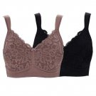 Rhonda Shear 2-pack Molded Cup Bra w/Back Closure MEDIUM
