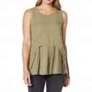 DG2 by Diane Gilman Accordion Pleated Layered Drama Tank MEDIUM DG2 by Diane Gilman Accordion Pleated Layered Drama Tank MEDIUM