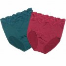 Rhonda Shear 2 Pk Lace Trim Seamless Ahh Brief X LARGE