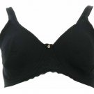 Aria Heavenly Soft Soft Touch Lined Underwire Bra 40DD  BLACK