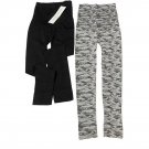 Rhonda Shear High-Waisted Jacquard Knit Shaping Legging 2 Pk LARGE