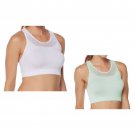 Rhonda Shear Sports Bra Mesh Racerback Bra Set of 2 1X Rhonda Shear Sports Bra Mesh Racerback Bra Set of 2 1X